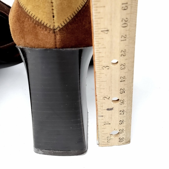 ❤ Via Spiga Lina Blonde Suede Heels ❤ - Picture 6 of 8